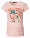 Supermom T-shirt Wild Flower - rot