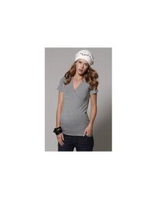 Esprit maternity Nursing T-Shirt mit modischem Wickeleffekt/ BogenkÃ¤ntchen