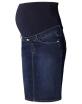 Esprit Maternity Umstandsrock Jeans mit faded Waschung - blau